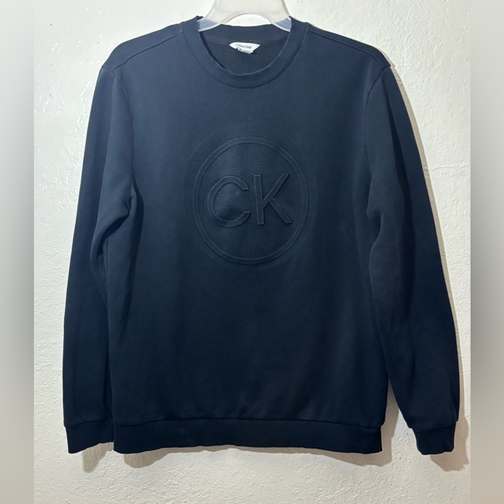Calvin Klein Men's Navy Crewneck Sweater
